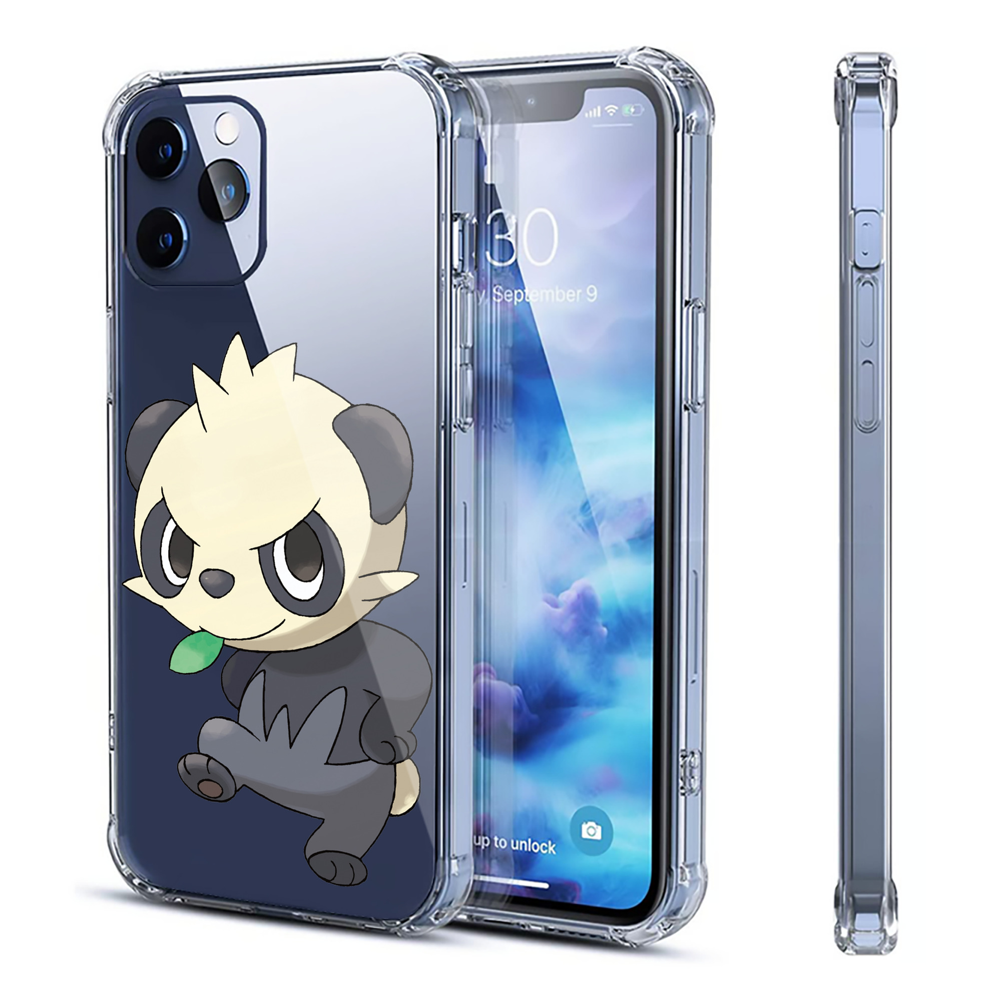 （画像用） ポケットモンスター Pokémon 【iPhone 12シリーズ対応】透明スマホケース（クリアソフトケース）